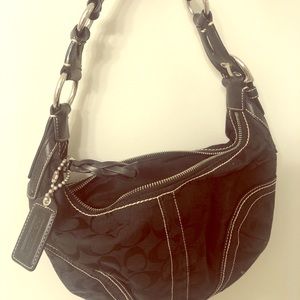 Coach Signature Canvas Hobo